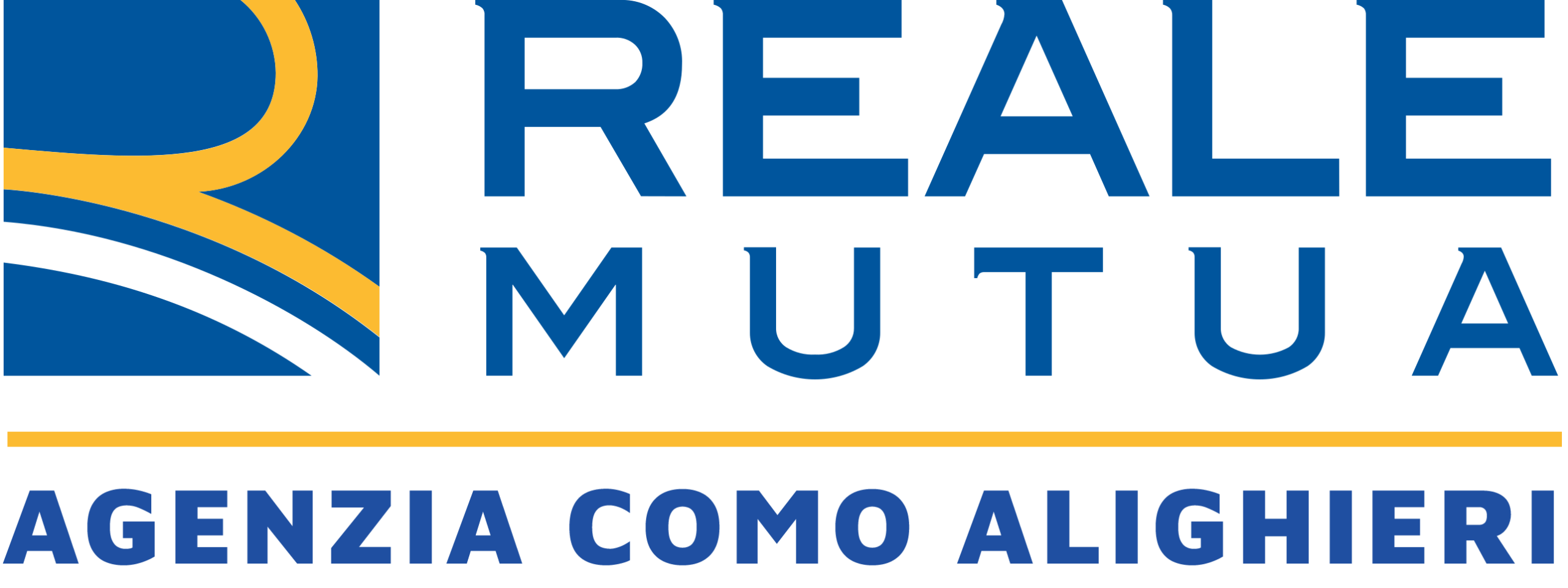 reale mutua agenzia como alighieri logo